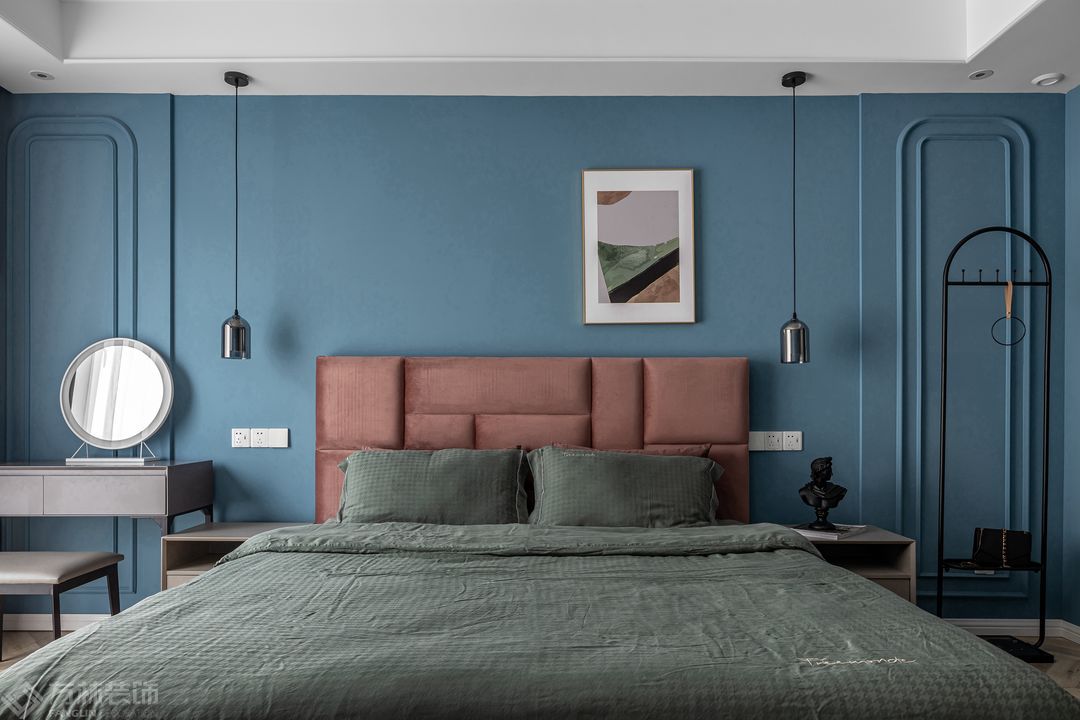 个性化风格 143平混搭之居，个性化色彩造景-卧室